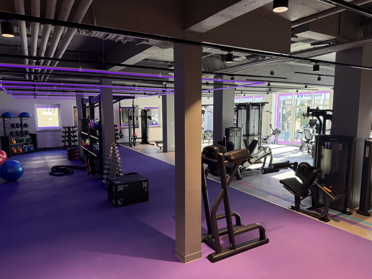 Trainingsfläche im Anytime Fitness Hamm
